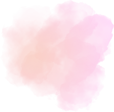 Abstract pink watercolor elements