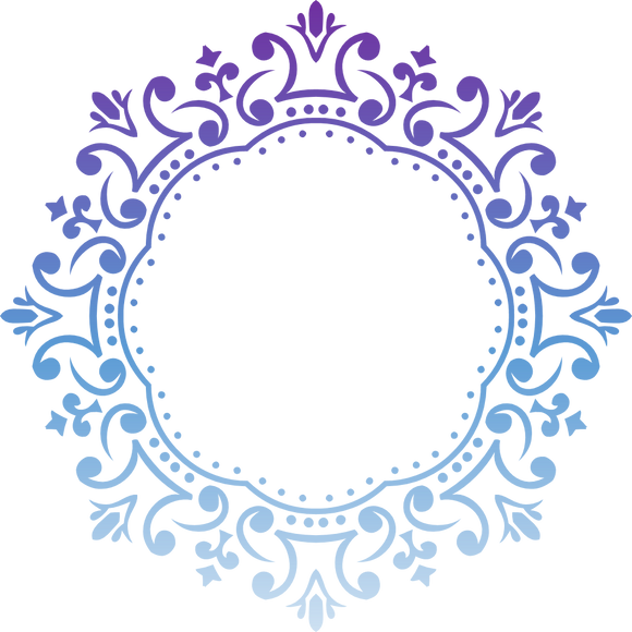 Abstract Floral Mandala Picture Frame